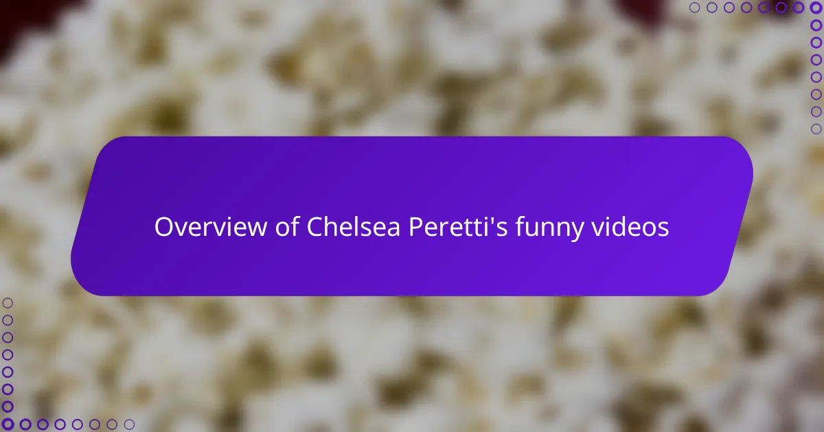 Overview of Chelsea Peretti's funny videos